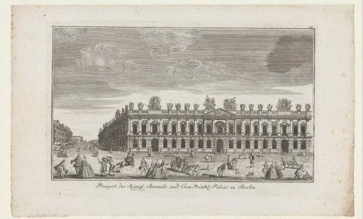 View of the Zeughaus and the Kronprinzenpalais, Berlin