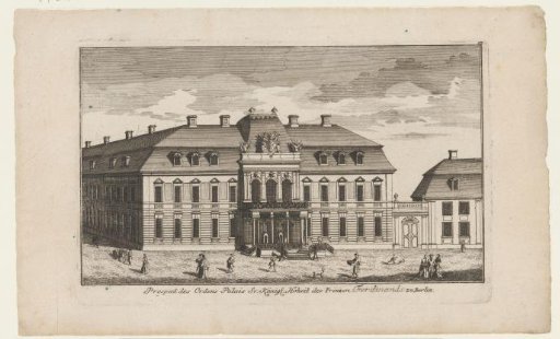 View of the Ordenspalais, at Berlin