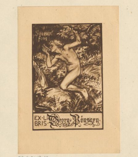 Ex libris of Georg Pönsgen
