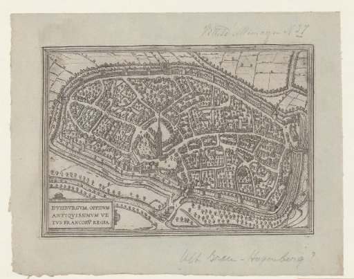 Map of Duisburg