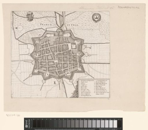 Map of Frankenthal