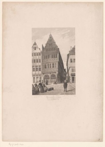 View of the Salzhaus in Frankfurt am Main