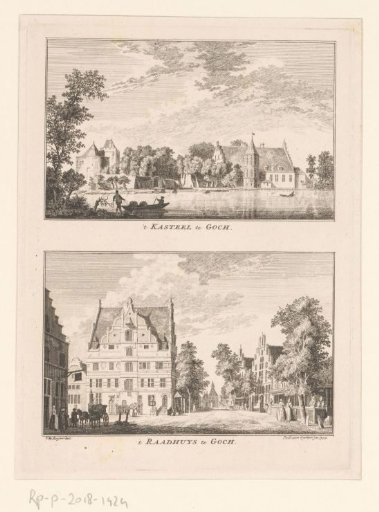 Castle and town hall at Goch