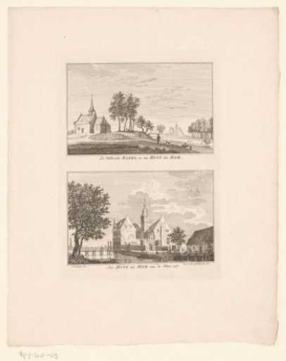 Willersche chapel and the House den Ham, 1746