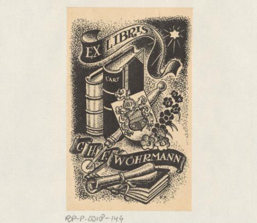 Ex libris of C.H.F. Wöhrmann
