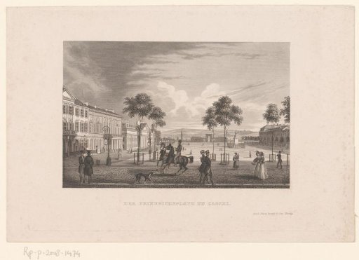 View of Friedrichsplatz, at Kassel