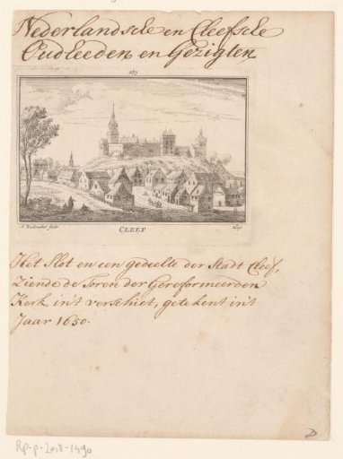 View of Cleves, 1650