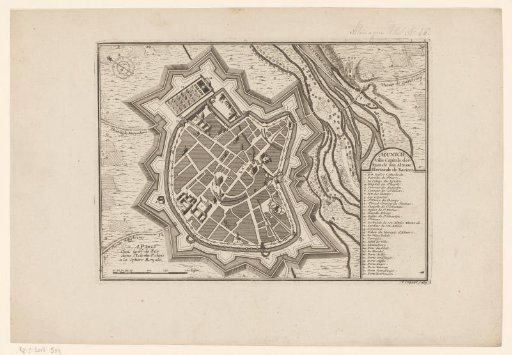 Fortress plan of Munich