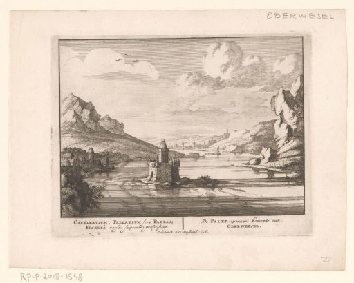 View of Oberwesel, with Burg Pfalzgrafenstein in the center