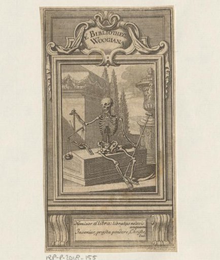 Ex libris of Christian Moritz Woog