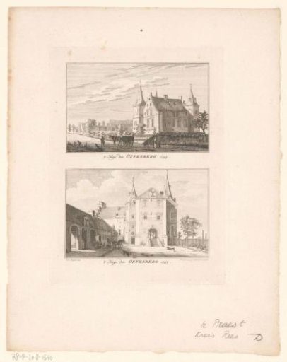 Offenberg Castle, 1745