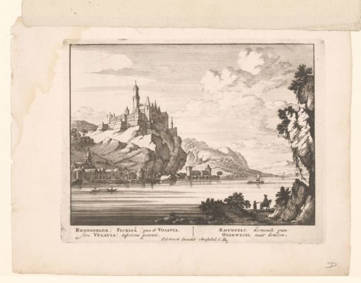 View of Rheinfels Castle, near Sankt Goar