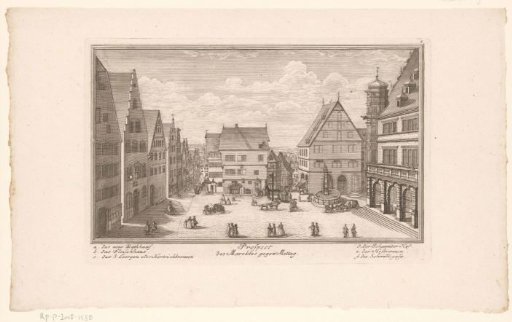 View of the Market, at Rothenbrug ob der Tauber