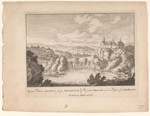View of the Rhine Falls, near Schaffhausen