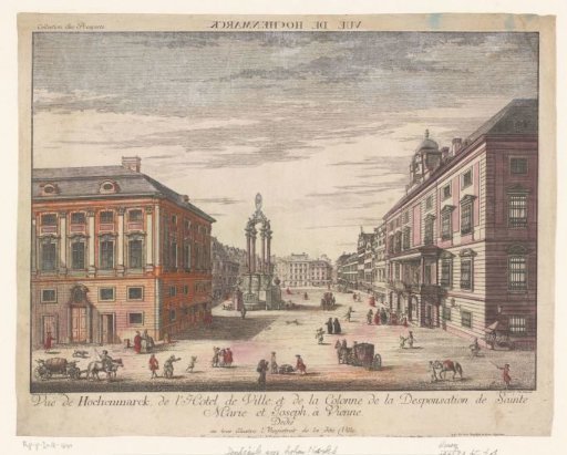 View of the Hohe Markt in Vienna