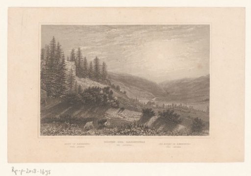 View of the Ruins of Burg Bärenburg, near Andeer
