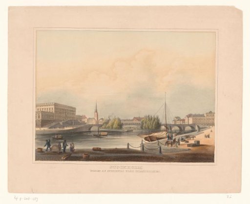 View of the Norrbro, at Stockholm