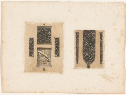 Two mouthpieces and two small flat decorations