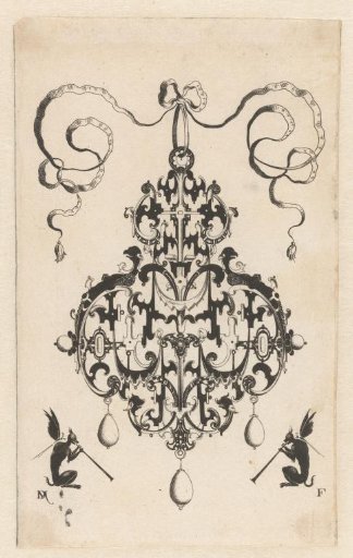 Large pendant with two winged figures