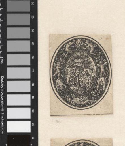 Oval medallion with the Birth of Adonis