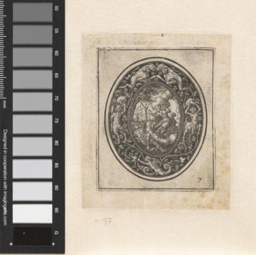 Oval medallion with Venus and the dead Adonis