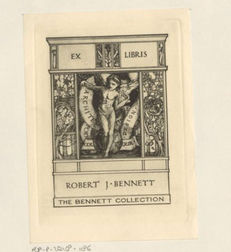 Ex libris of Robert J. Bennett
