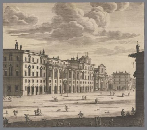 View of the Collegio di Propaganda Fide, at Rome