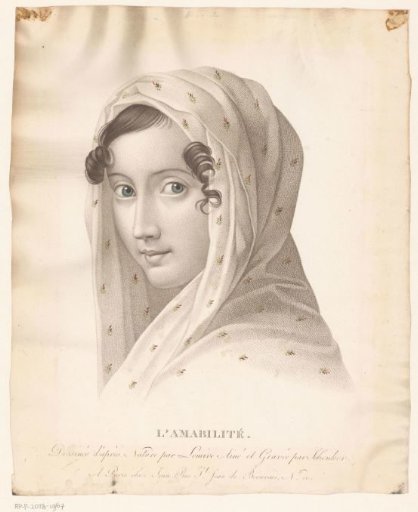 Veiled Woman as an Allegory of Kindness