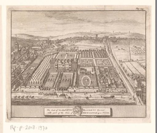 View of the House of Sir William Blacket, in Newcastle
