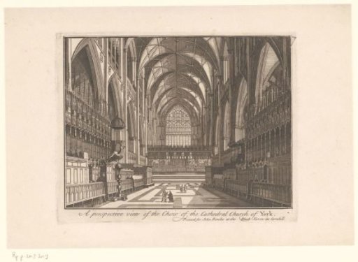 View of the Interior of York Minster