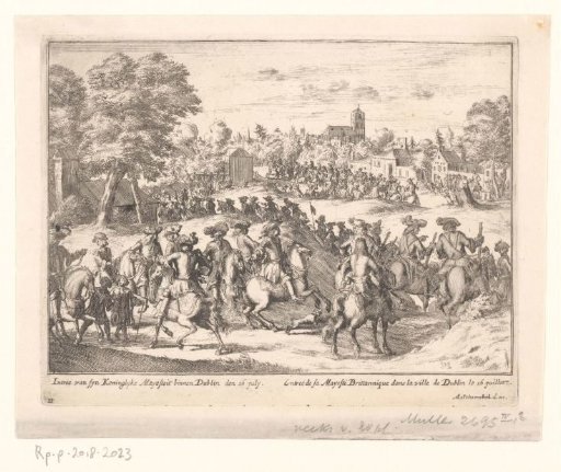 William III enters Dublin, 1690