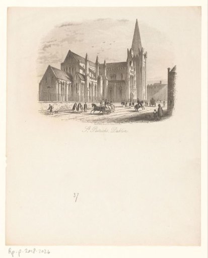 View of Saint Patrick's Cathedral, Dublin