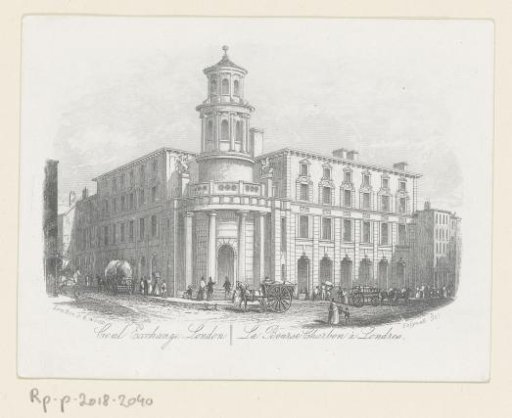 View of the Coal Exchange, London