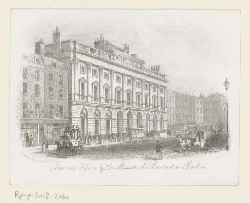 View of Somerset House, London