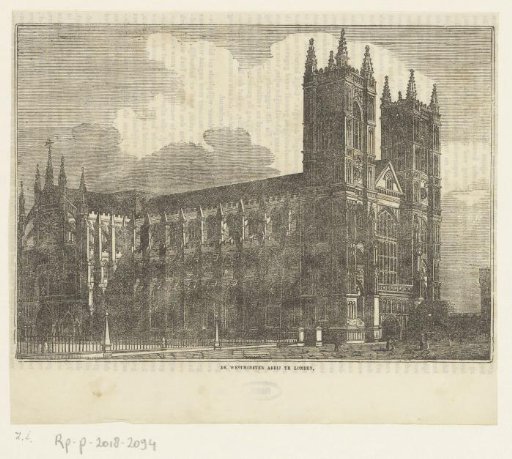 View of Westminster Abbey, London