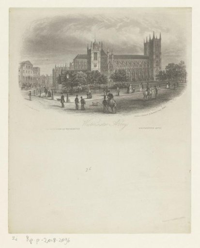 View of Westminster Abbey, London