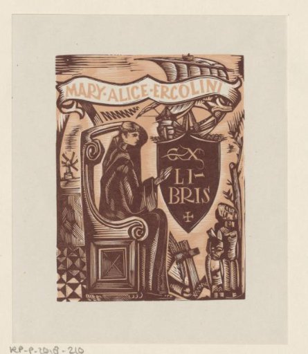 Ex libris of Mary Alice Ercolini
