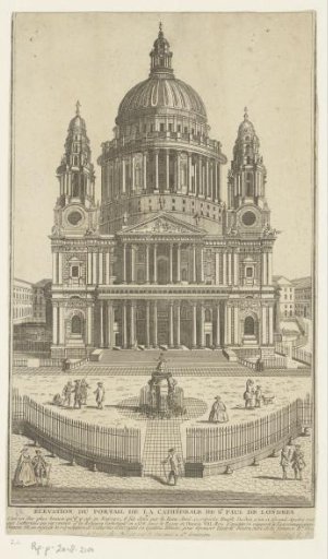 View of St Paul's Cathedral, London
