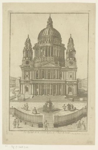 View of St Paul's Cathedral, London