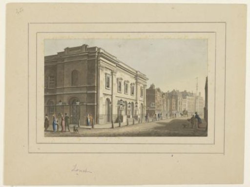 View of a street in London