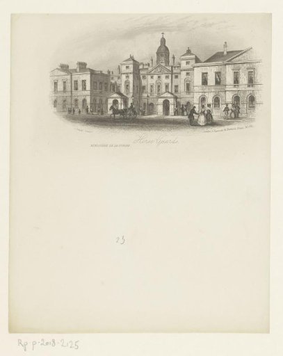 View of the Horse Guards, London