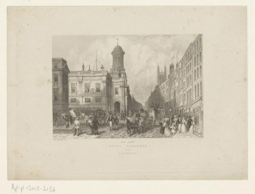 View of the Bank of England, London