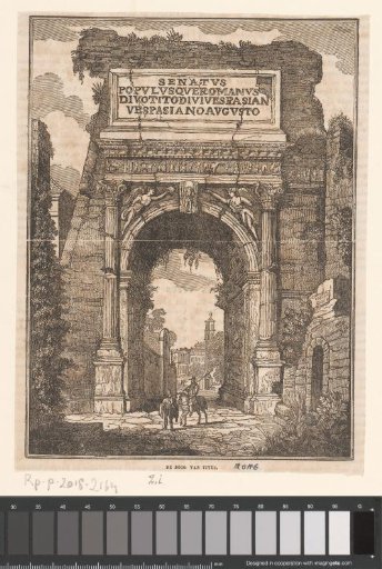 View of the Arch of Titus, at Rome