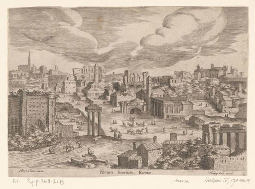View of the ruins of the Forum Boarium