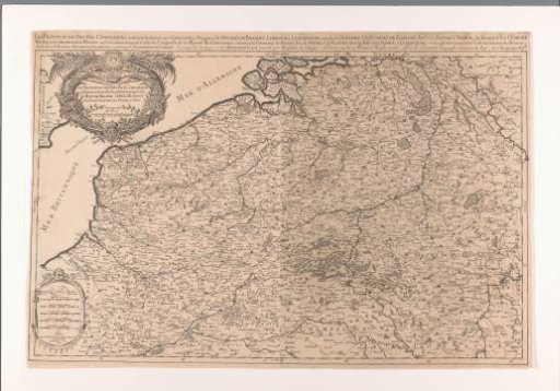 Map of the Southern Netherlands