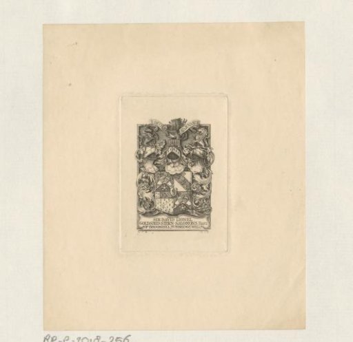 Ex libris of Sir David Lionel Goldsmid-Stern-Salomons