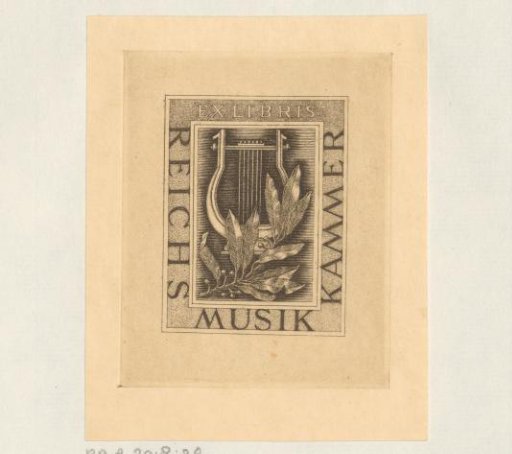 Ex libris of the Reichsmusikkammer