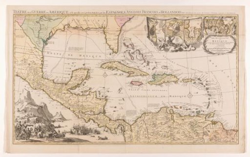 Map of the Caribbean region