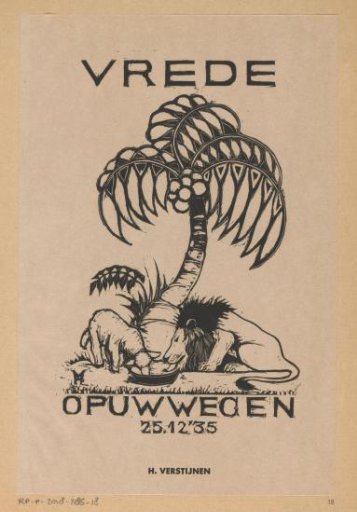 Christmas card of Henri Verstijnen