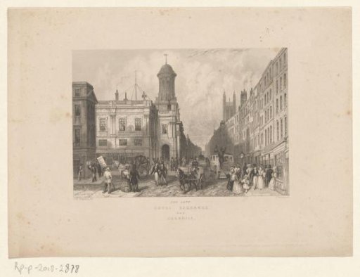 View of the Royal Exchange, London